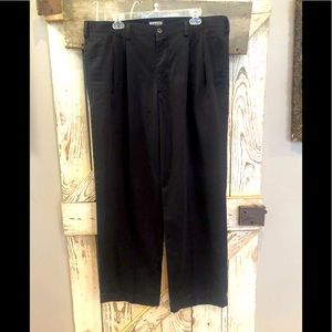 IZOD slacks black straight leg